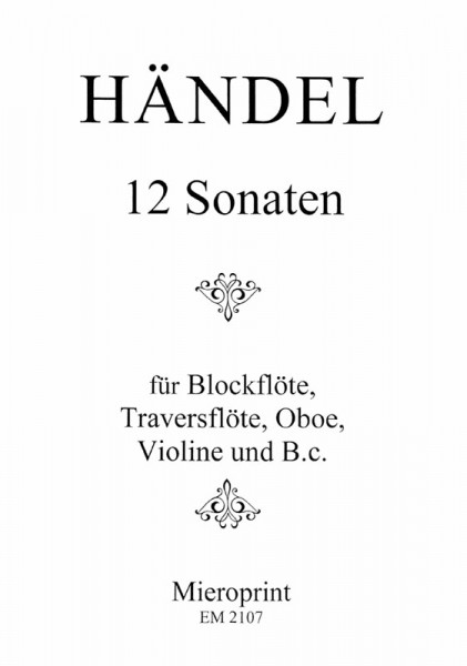 12 Sonatas –Georg Friedrich Händel