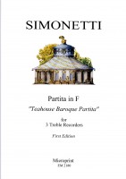 Partita in F - SIMONETTI, G.P. Partita in F - SIMONETTI, G.P.
