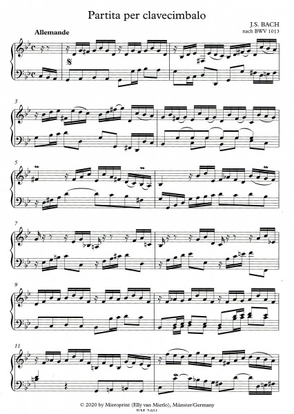 Partita g-moll - Johann Sebastian Bach (1685-1750)
