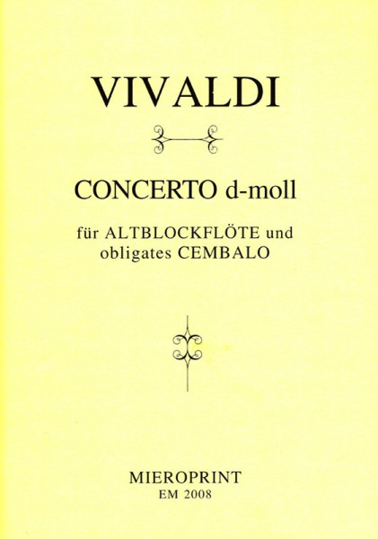 Concerto D minor – Antonio Vivaldi