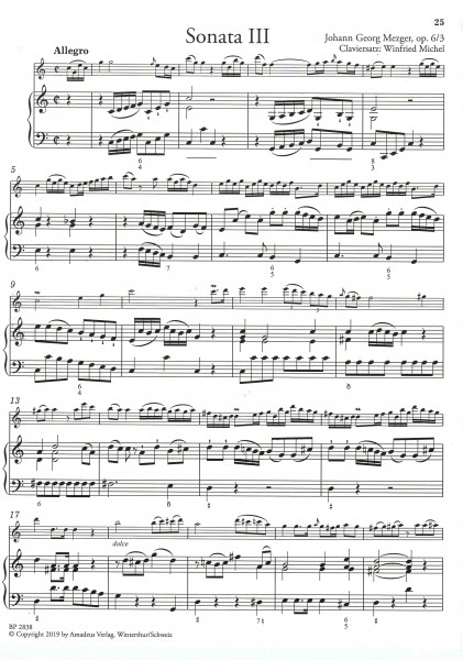 Flötenmusik aus Mozarts Zeit - Johann Georg Mezger (1746 - 1793)