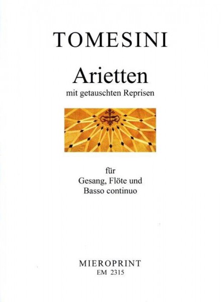 Arietten mit getauschten Reprisen/ Ariettes with exchanges reprises – Giovanni Paolo Tomesini