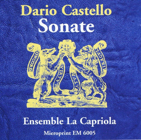 Sonaten aus dem Libro Primo und Secondo – Dario Castello