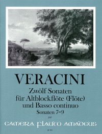 12 Sonaten für Flöte und B.c.: Band III – Francesco Maria Veracini