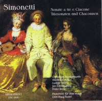 Simonetti – Sonate a tre e Ciacone Simonetti – Sonate a tre e Ciacone