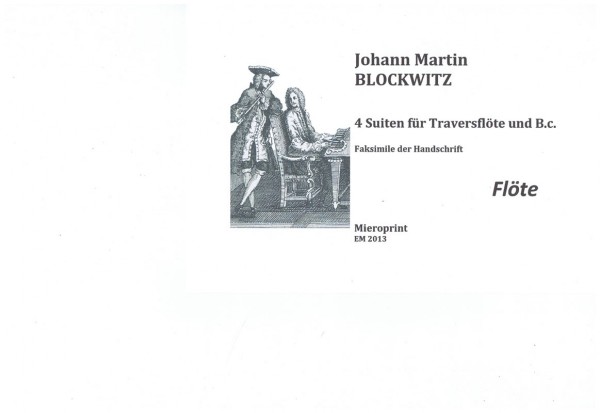 Suites pour la Flûte – Johann Martin Blockwitz