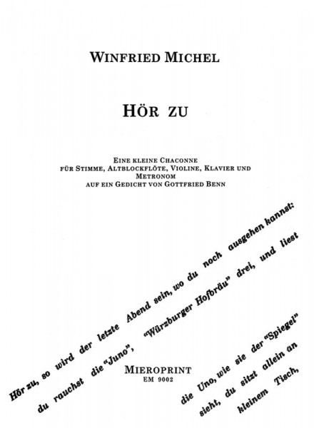 Hör zu – Winfried Michel