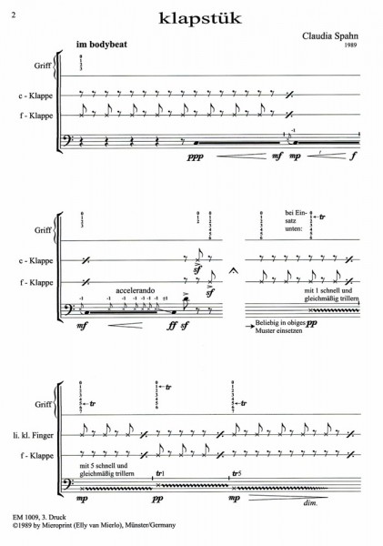 klapstük – Claudia Spahn