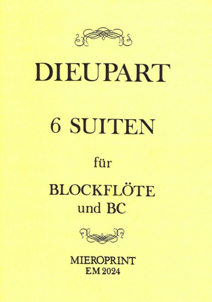 Six Suites pour la Flûte – Charles Dieupart