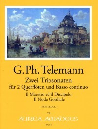 Two sonatas a tre in e minor and f sharp minor – Georg Philipp Telemann, Winfried Michel